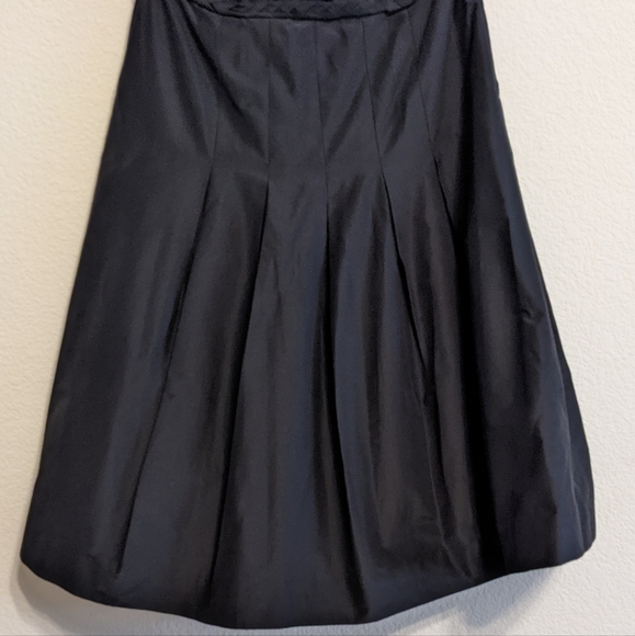 Lilly Pulitzer Belinda Rosette Black Strapless Dress With Rose Details Size 4 - Picture 3 of 6